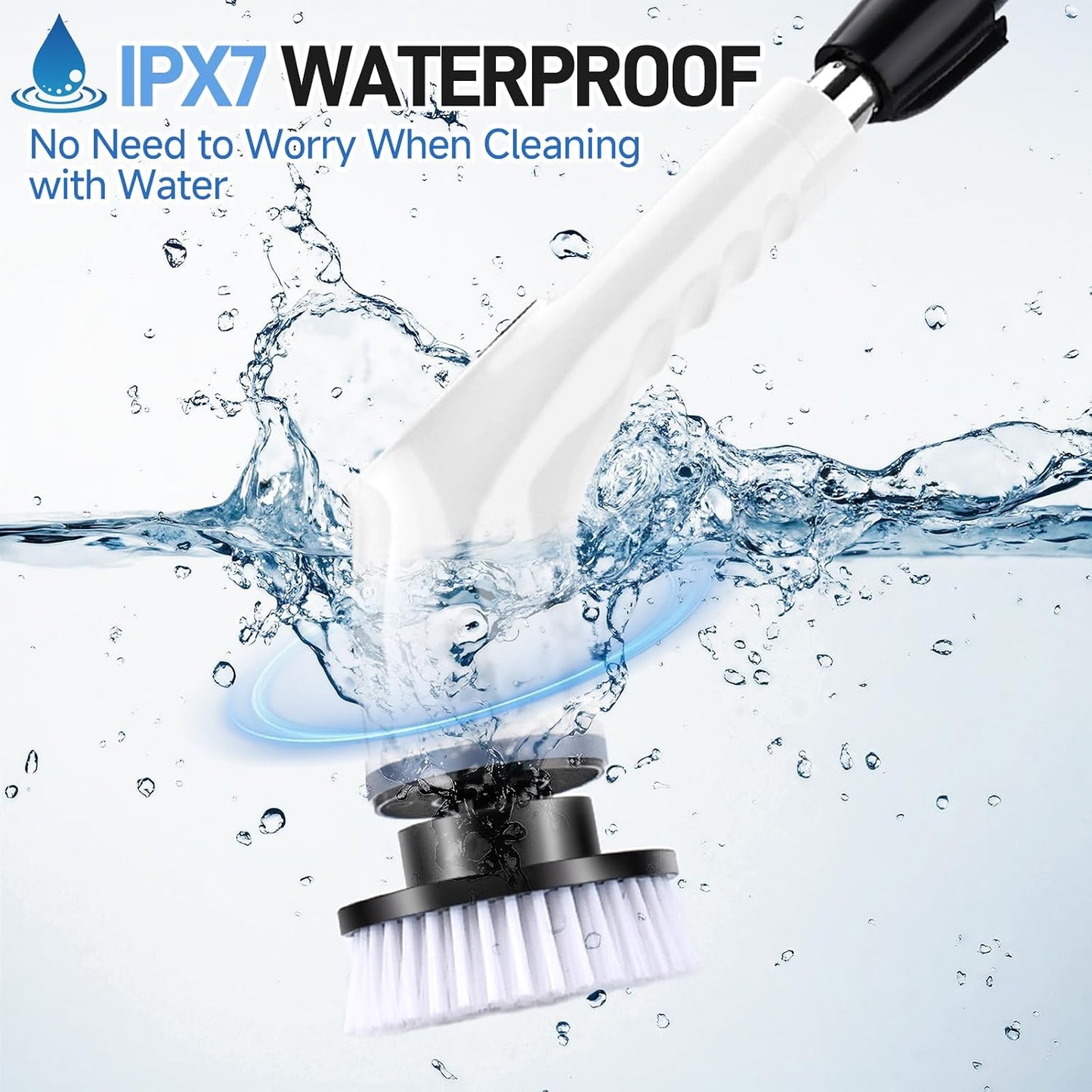 TurboScrub™ Brosse Électrique Rotative | Nettoyez Plus, Frottez Moins