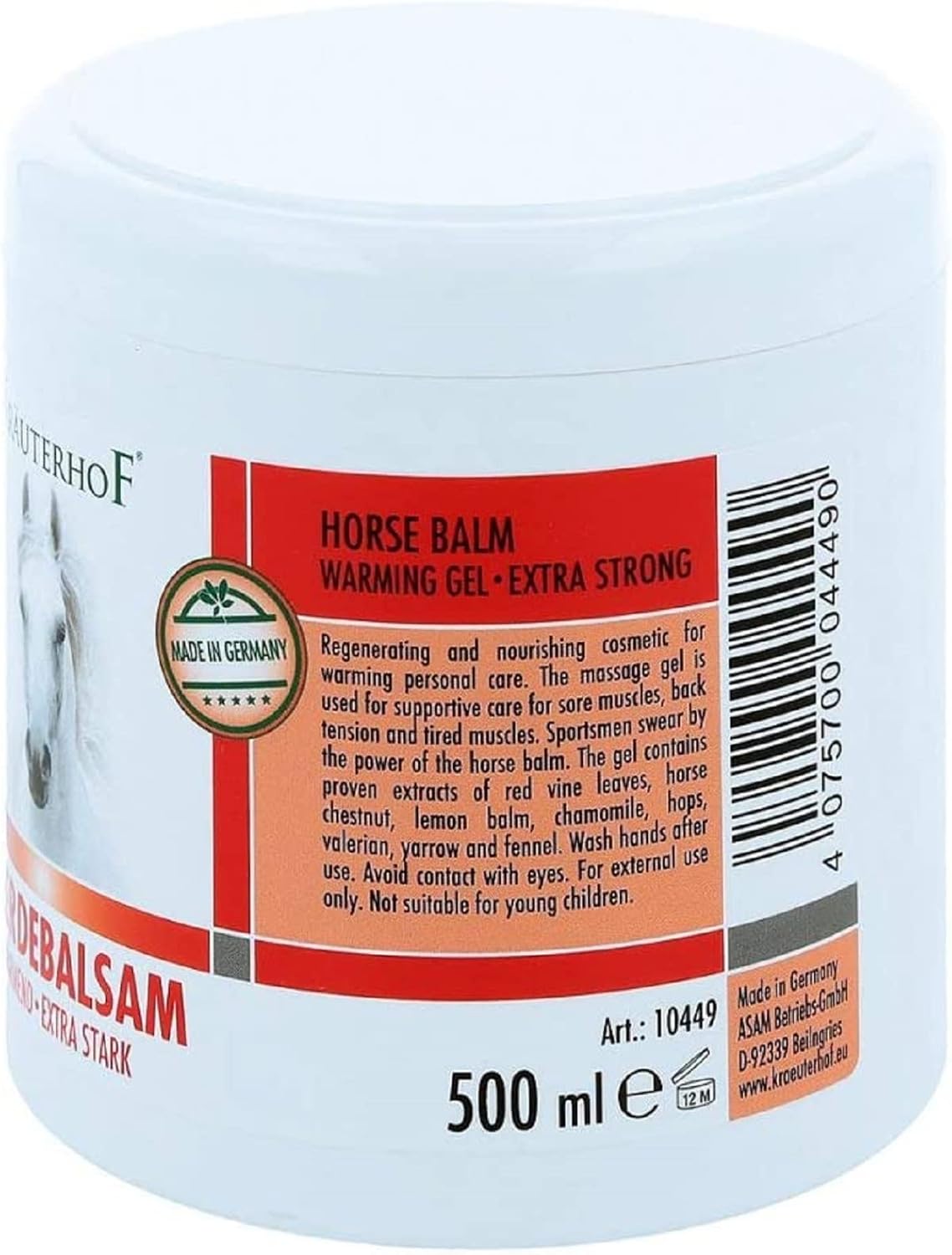ThermoBalm™ Gel de Massage Chauffant Extra-Fort 500ml | Cou, Dos & Muscles Fatigués