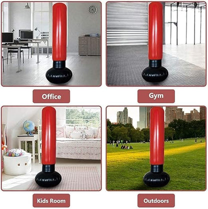 Sac de Frappe Gonflable Ludique  Cadeau Parfait pour Enfants Actifs