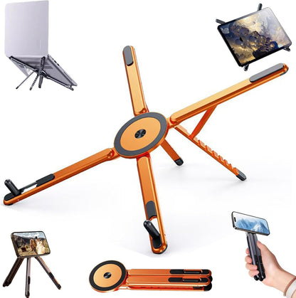 MagniDesk™ Support Magnétique Pliable 3-En-1 | Ordinateur, Tablette & Téléphone