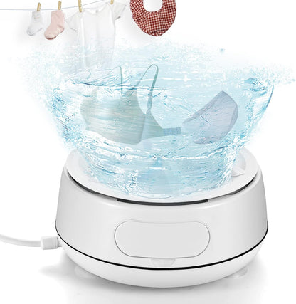AquaSpin™ Mini Lave-Linge Portable À Turbine Ultrasonique | Lavage Rapide Des Petites Pièces