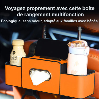 DriveBox™ Boîte de Rangement pour Siège Arrière de Voiture – Organisation & Gain d’Espace