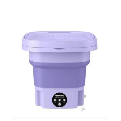 Mini Machine À Laver Pliante 8L - Lavage Rapide & Gain De Place