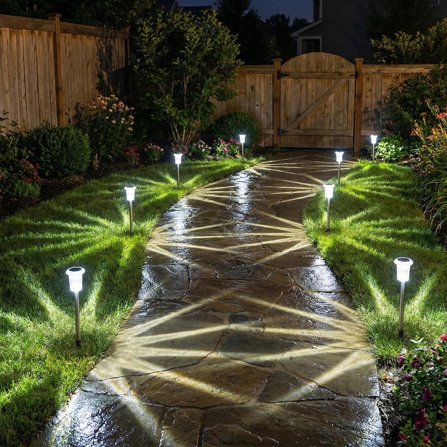 Lampes Solaires LED 3000K | Illuminez Votre Jardin Sans Câbles Ni Électricité