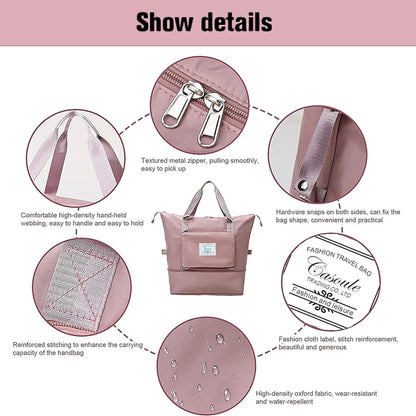 Sac Multi-Capacité pliable Du Compact au XXL en 3 Secondes