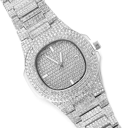 Providence™ Montre de luxe en acier inoxydable – Finition Brillante Luxe
