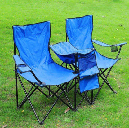 DuoShade™ Chaise Double Pliable Avec Parasol | Votre Petit Salon À Ciel Ouvert