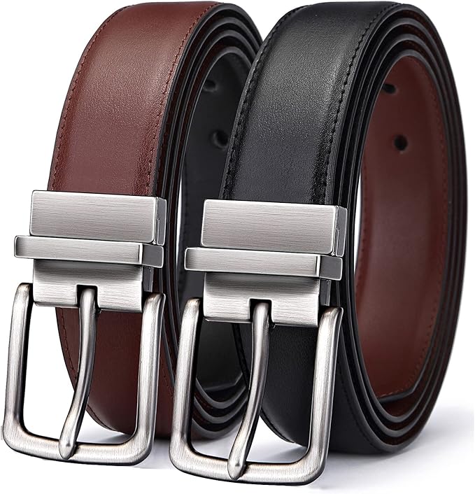 fitcheck® Ceinture Réversible en Cuir Homme – Style et Confort Quotidien