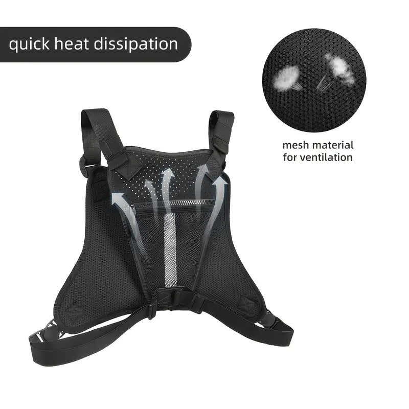 Sac de Poitrine Compact & Étanche –  Clés et Portefeuille à Portée de Main