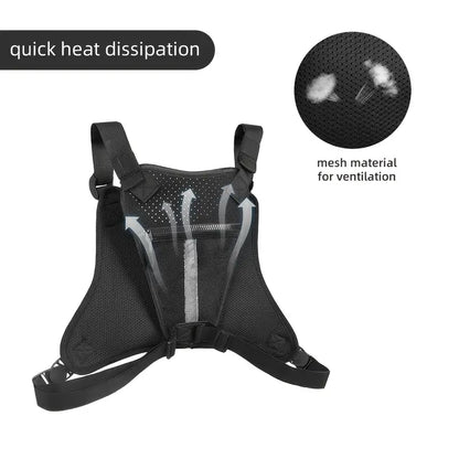 Sac de Poitrine Compact & Étanche –  Clés et Portefeuille à Portée de Main