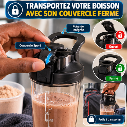 Shaker Électrique Portable à Mélange Automatique