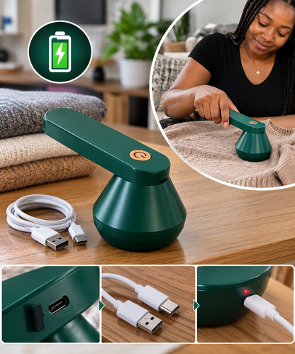Rasoir Anti-Bouloches Électrique Rechargeable