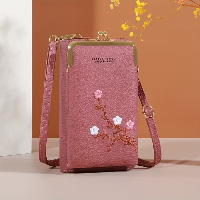 Portefeuille et Porte-Téléphone Tout-en-Un – L’Indispensable des Femmes Actives