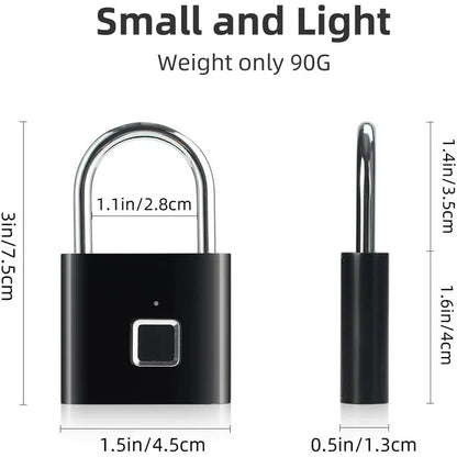 Cadenas intelligent à empreintes digitales