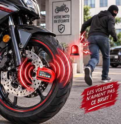 Antivol Bloque-Disque avec Alarme | Une protection simple pour votre moto au quotidien