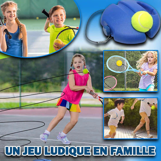 Balle de rebond d'entraînement de tennis avec ficelle