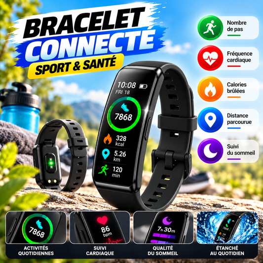⌚ Bracelet Connecté Sport & Santé