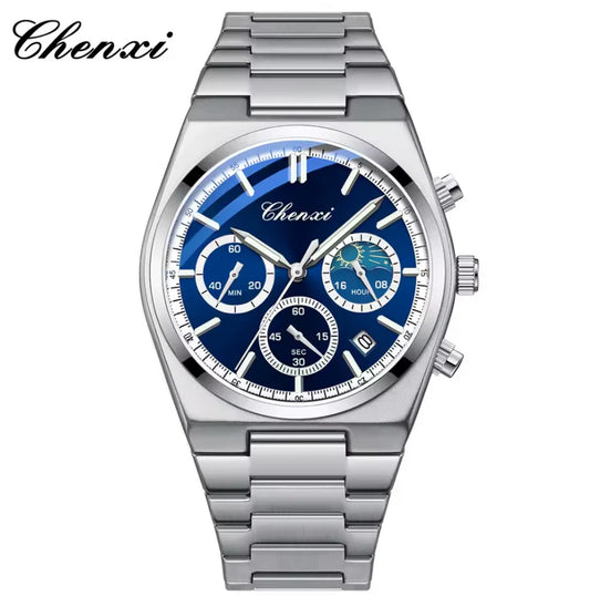 Montre Élégante de Style Raffiné en Acier Inoxydable Étanche