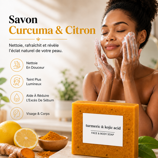 Savon Curcuma & Citron Peau Plus Nette, Fraîche & Lumineuse