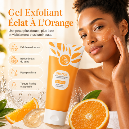 POUQUR® Gel Exfoliant Éclat À L’Orange - Peau Douce, Fraîche & Lumineuse