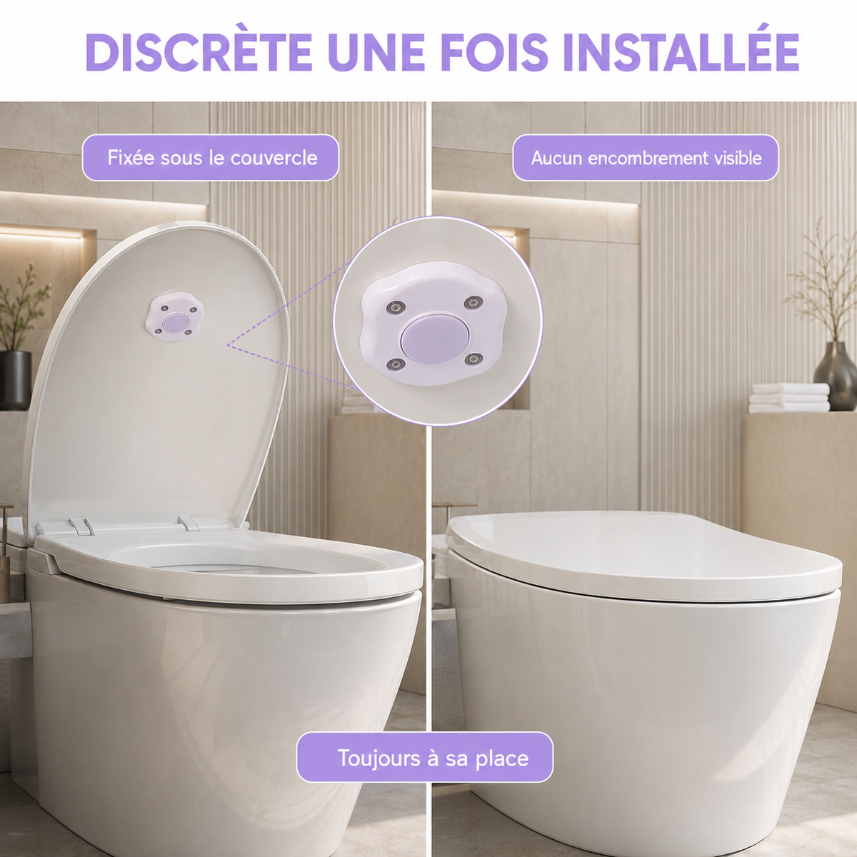 Lampe UV-C Portable pour Toilettes