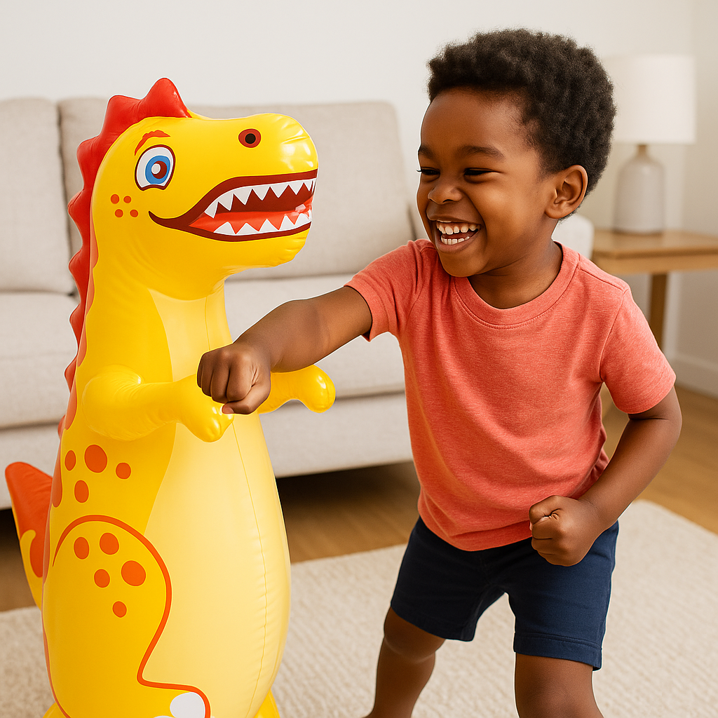 Sac de Frappe Gonflable Dinosaure !