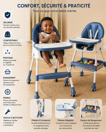 BabySwing™ – La Balançoire Intelligente Qui Apaise Bébé en Quelques Minutes