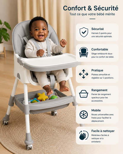 BabySwing™ – La Balançoire Intelligente Qui Apaise Bébé en Quelques Minutes