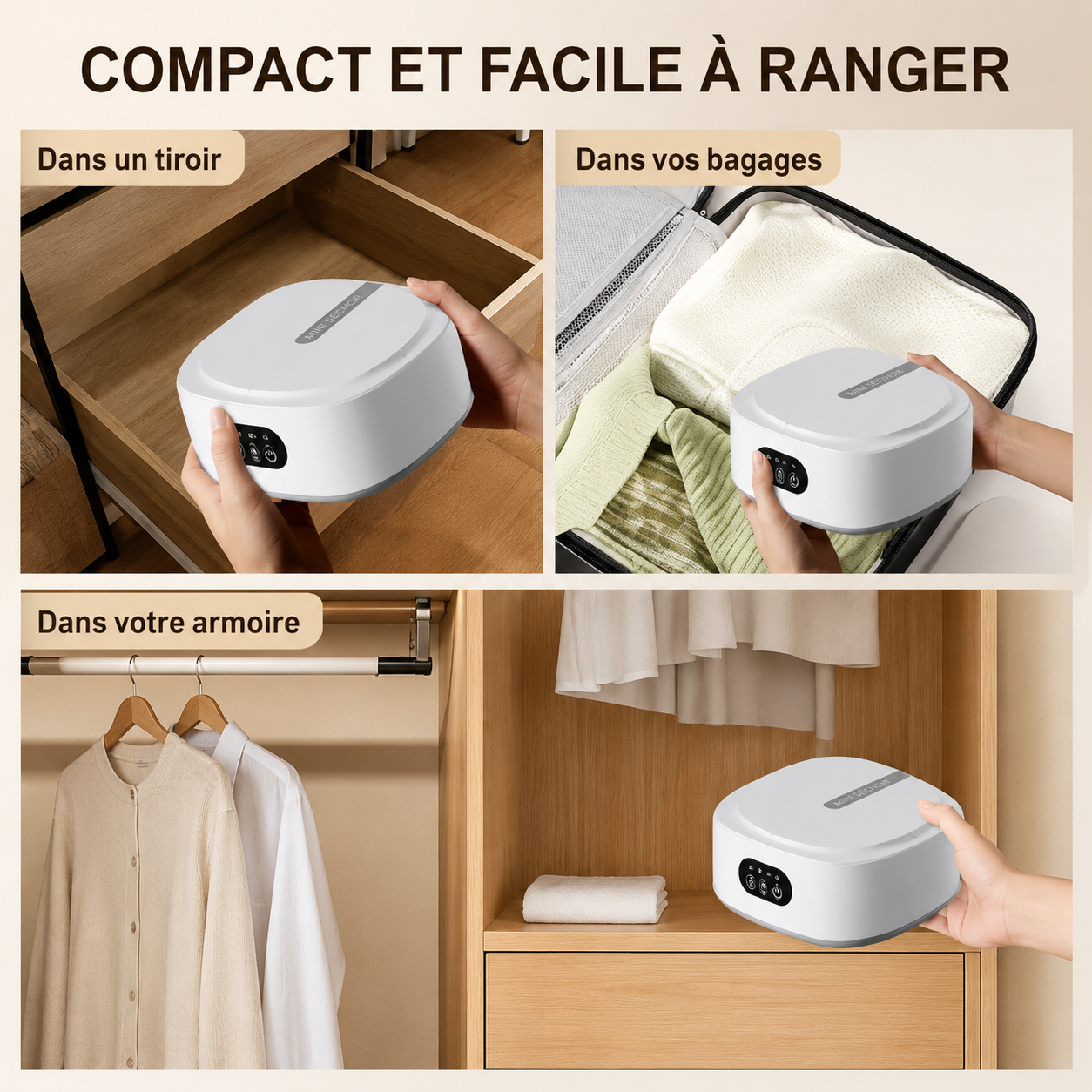 DryNova® Séchoir Électrique Portable – Séchage Rapide & Hygiène au Quotidien