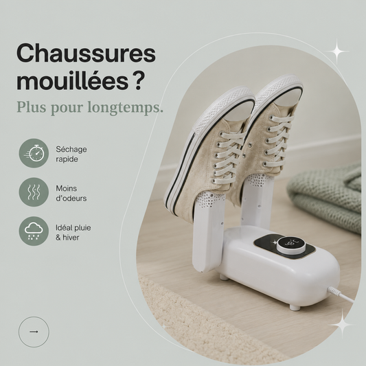 ShoeDry® Séchoir Portable Pour Chaussures Humides