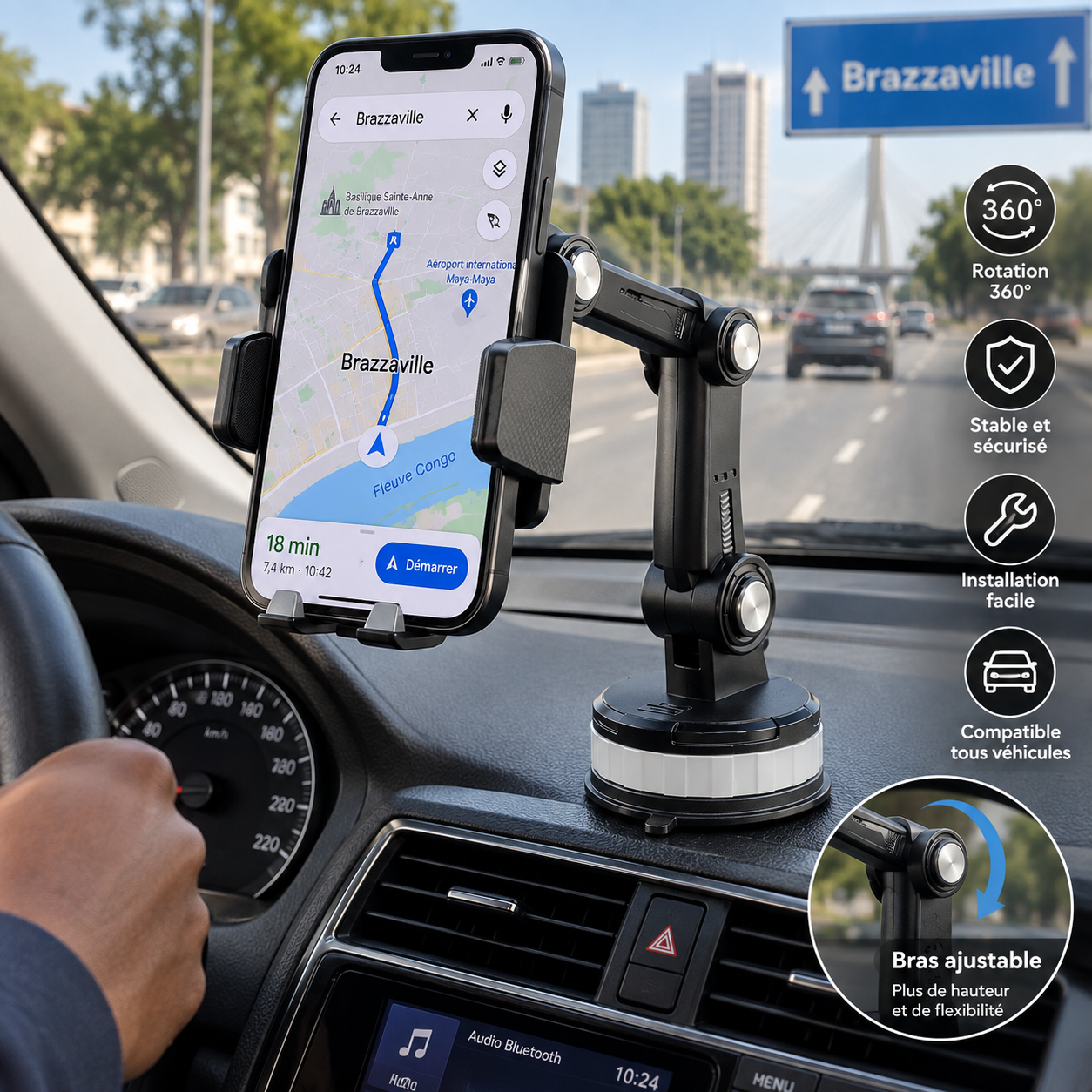 🚗 Gardez Votre Téléphone Bien Visible Pendant Vos Trajets