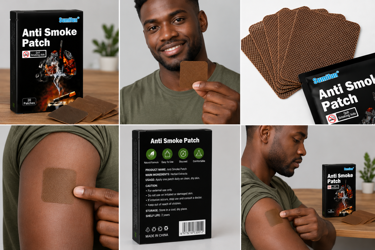 Patch Anti-Tabac 100% Naturel – Arrêtez de Fumer Facilement