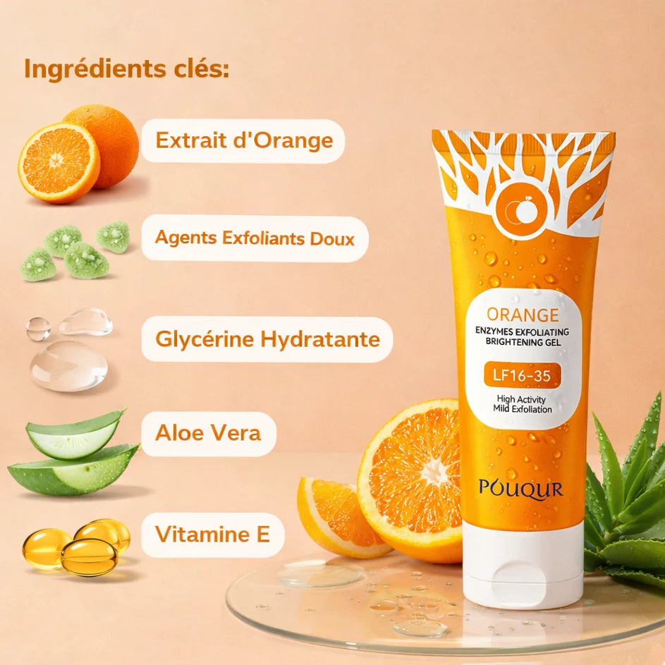 POUQUR® Gel Exfoliant Éclat à l'Orange