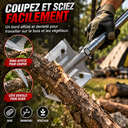 🛠️ Pelle Tactique Multifonctionnelle Vast State | L’outil compact qui vous accompagne dans vos aventures