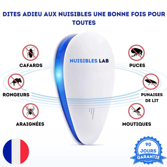 NuisiBlock™ Répulsif Anti-Nuisibles à Ultrasons – (2 PCS + 1 GRATUIT)