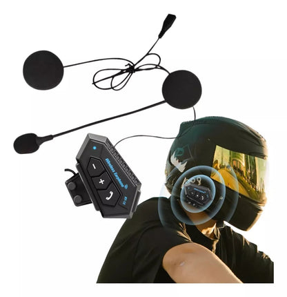 MotoWave™ Kit Oreillette Bluetooth pour Casque de Moto – Appels & Musique en Route