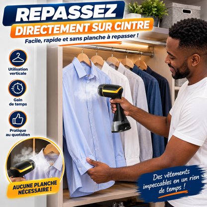 Défroisseur Vapeur Portable - Des vêtements plus nets.
