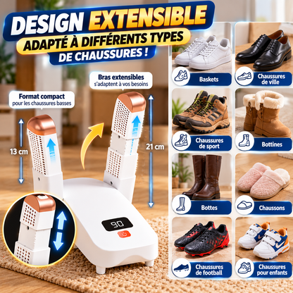 👟 Sèche-Chaussures Intelligent – Des Chaussures Sèches, Fraîches et Confortables !