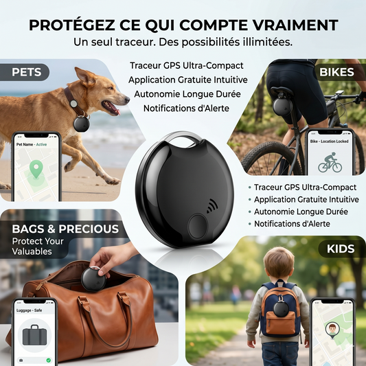 PetTrack™ Traceur GPS pour Animaux de Compagnie – Collier Intelligent Éco-Responsable