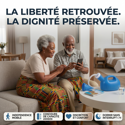 CareFlow™ Urinoir Portable en Silicone – Confort & Protection Jour & Nuit