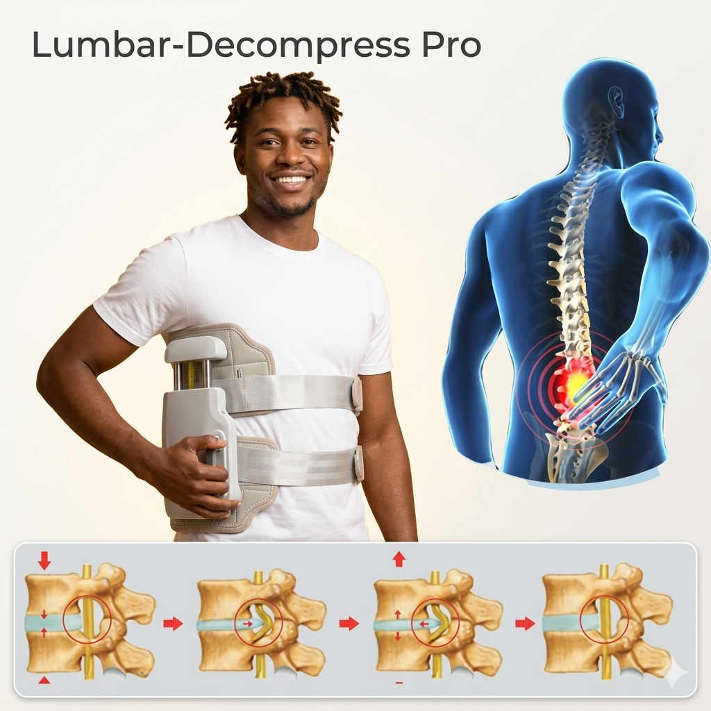 OrthoRelief™ Dispositif Professionnel de Traction Lombaire – Soulagement & Décompression du Dos