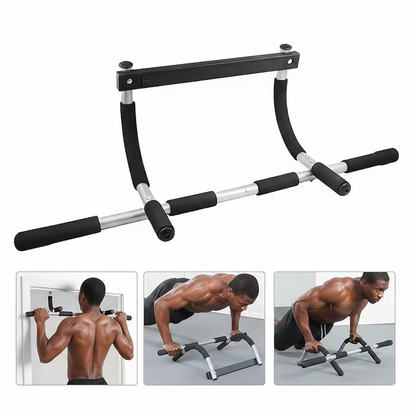 Barre de Traction Murale 12 Positions - Entraînement Multifonction Musculation à Domicile