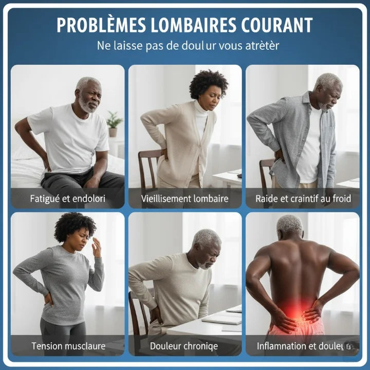 BackFix® Ceinture de Soutien Lombaire Médical – Compression Ajustable