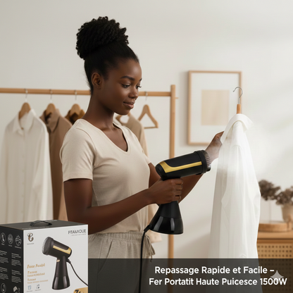 Fer à Repasser Portatif 1500W – Puissance, Rapidité et Polyvalence