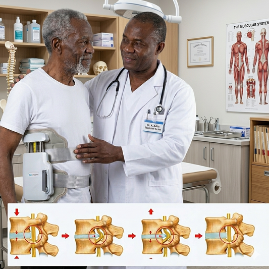 OrthoRelief™ Dispositif Professionnel de Traction Lombaire – Soulagement & Décompression du Dos