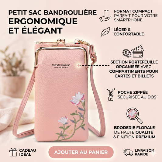 Pochette Téléphone Bandoulière Femme – Sac Mini Élégant & Pratique