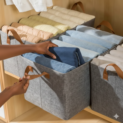 HOME® 3 Sacs de rangement élégants : Anti‑Poussière & Gain de Place