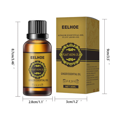 GingerFlow™ Huile de Massage au Gingembre | Soin Bien-Être Corps & Massage Relaxant