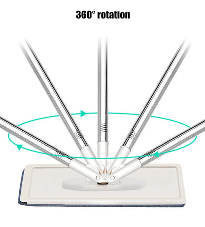 Serpillière Plate Magique Rotative avec Seau:  efficacité et praticité pour un nettoyage sans effort