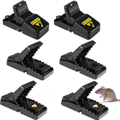 Lot De 6 Pièges À Souris En Plastique | Stoppez Les Intrusions Et Protégez Votre Maison